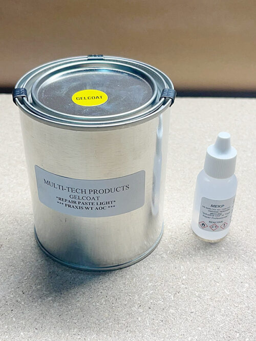 GELCOAT REPAIR PASTE LIGHT W/ HARDENER