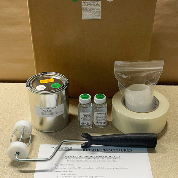 NON-SKID-REPAIR-KIT-QUICK-GLAZE-CLEAR NON SKID REPAIR KIT - QUICK GLAZE CLEAR