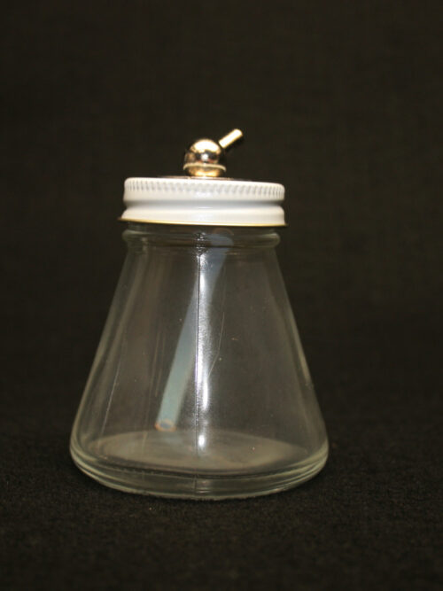 PAASCHE AIRBRUSH GLASS JAR W/SIPHON 3 oz.