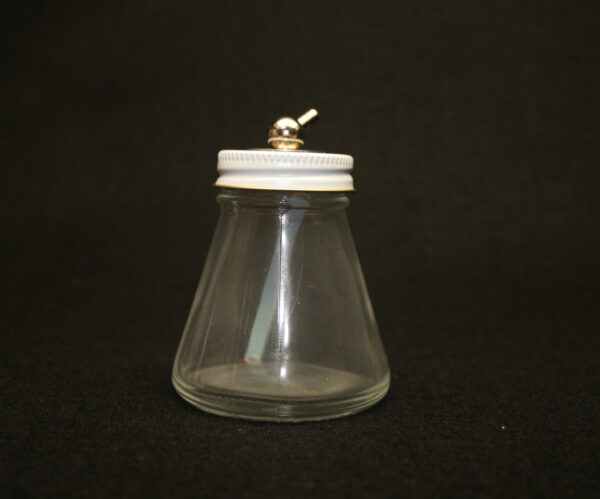 27_source PAASCHE AIRBRUSH GLASS JAR W/SIPHON 3 oz.