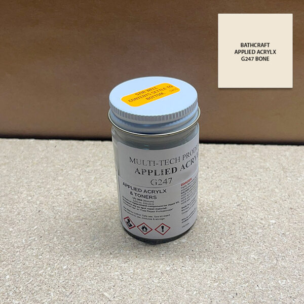 BATHCRAFT-APPLIED-ACRYLX-G247-BONE-3OZ BATHCRAFT APPLIED ACRYLX G247 BONE