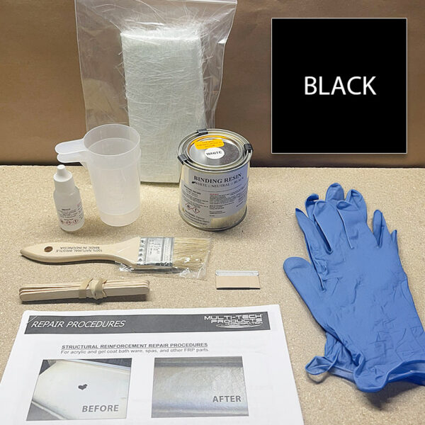 BINDING-RESIN-STRUCTURAL-BLACK-HALF-PINT-KIT-SMALL BINDING RESIN/STRUCTURAL BLACK KIT