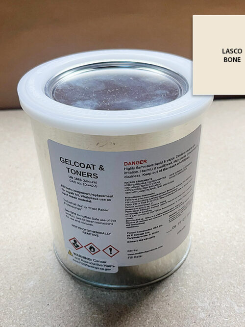 GELCOAT-LASCO-BONE-QUART GELCOAT LASCO BONE QUART