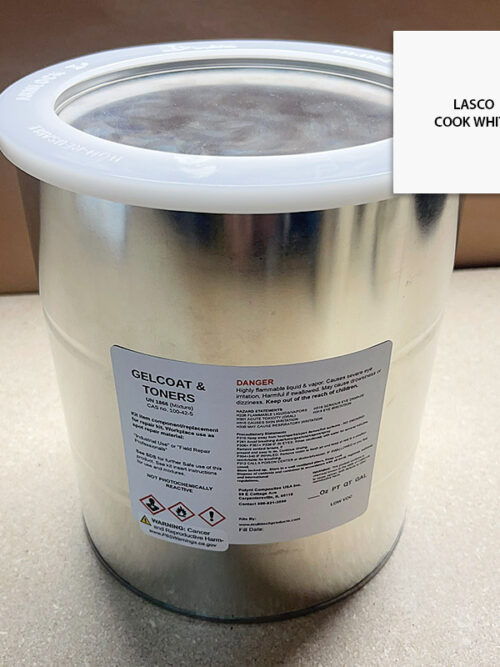 GELCOAT-LASCO-COOK-WHITE-GALLON GELCOAT LASCO COOK WHITE GALLON