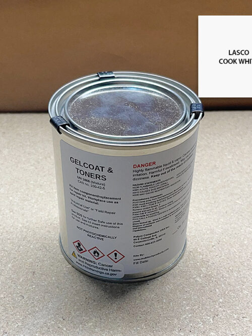 GELCOAT LASCO COOK WHITE PINT