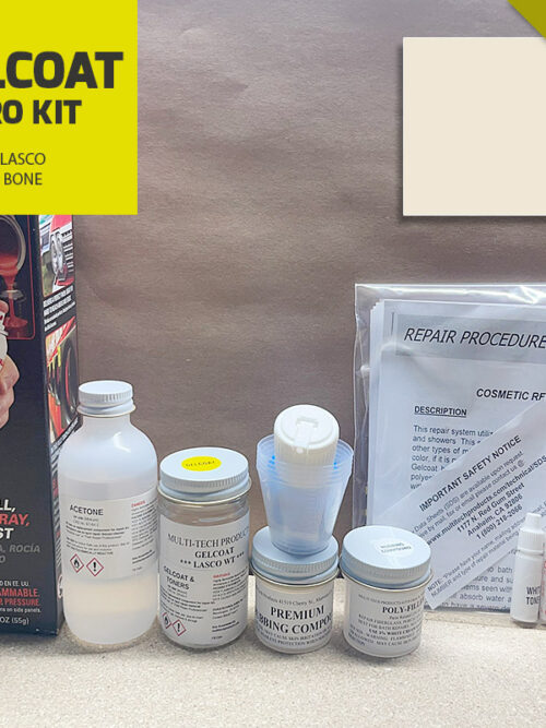 GELCOAT PRO KIT WITH PREVAL LASCO BONE