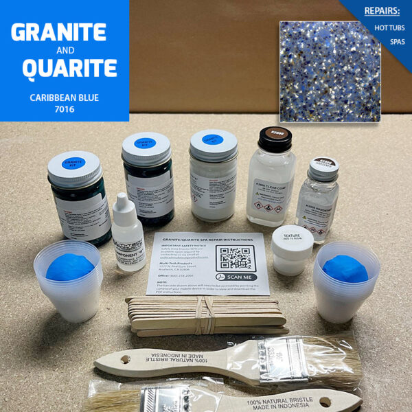 GRANITE SINGLE REPAIR KIT CARIBBEAN BLUE