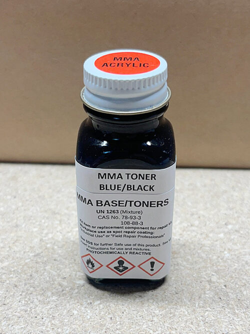 MMA ACRYLIC BLUE/BLACK TONER