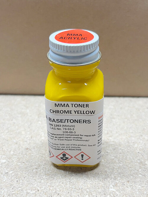 MMA ACRYLIC CHROME YELLOW TONER