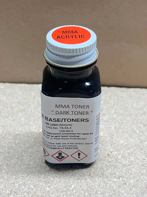 MMA ACRYLIC DARK TONER BROWN/BLACK