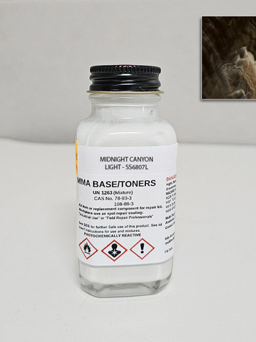 MMA ACRYLIC MIDNIGHT CANYON SERENITY SERIES LIGHT COLOR