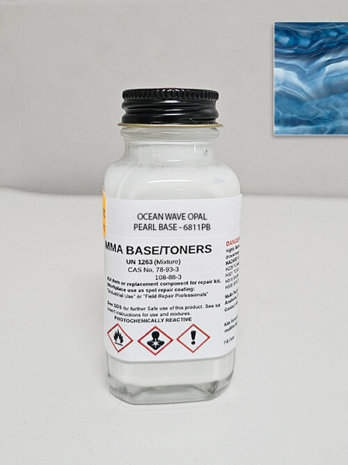 MMA ACRYLIC OCEAN WAVE OPAL PEARL BASE