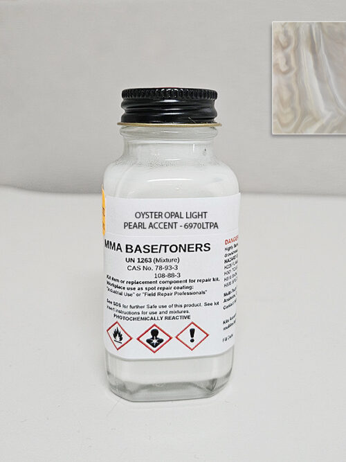 MMA ACRYLIC OYSTER OPAL LIGHT PEARL ACCENT