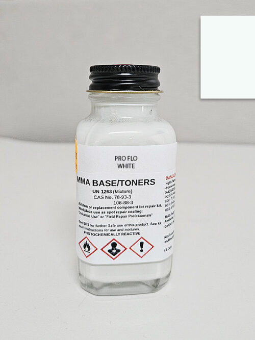 MMA ACRYLIC PRO FLO WHITE