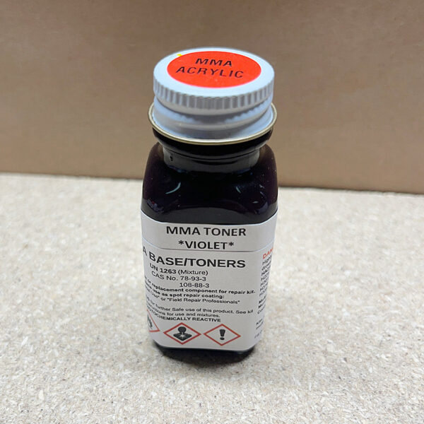 MMA-ACRYLIC-VIOLET-TONER-1OZ MMA ACRYLIC VIOLET TONER