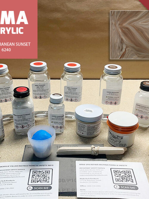 MMA SINGLE REPAIR KIT SPA MEDITERRANEAN SUNSET