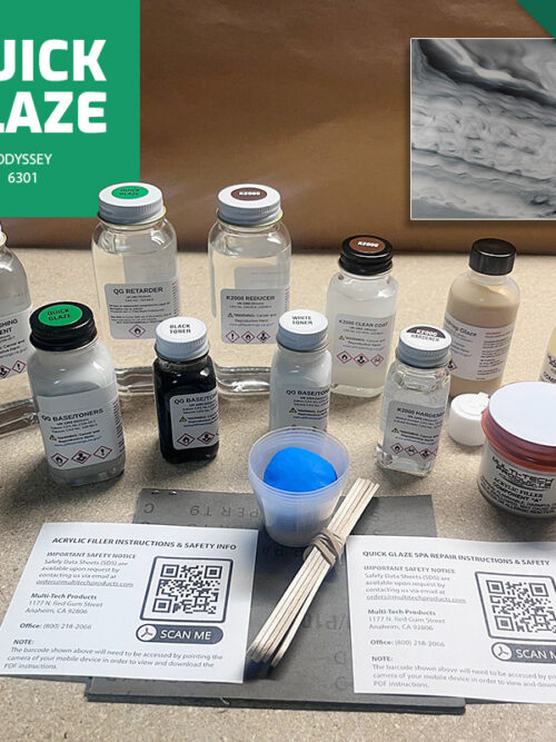 QUICK GLAZE SINGLE REPAIR SPA & HOT TUB ODYSSEY