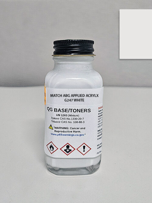 QUICK GLAZE ABG APPLIED ACRYLX G247 WHITE