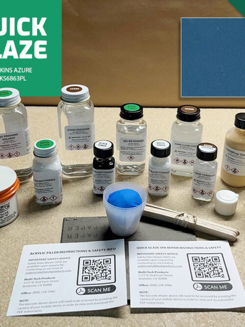 QUICK GLAZE ACRYLIC WATKINS REPAIR KIT AZURE 73504