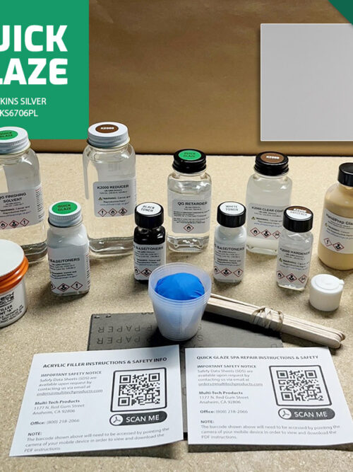 QUUICK GLAZE ACRYLIC WATKINS REPAIR KIT SILVER 73508