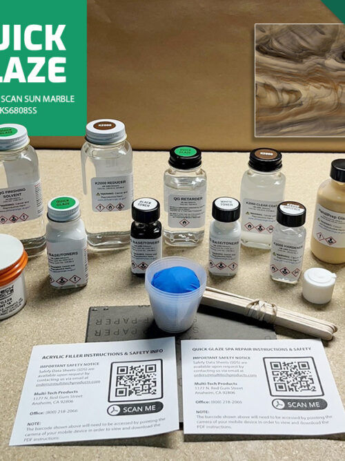 QUICK GLAZE ACRYLIC WATKINS REPAIR KIT TUSCAN SUN MARBLE 76831