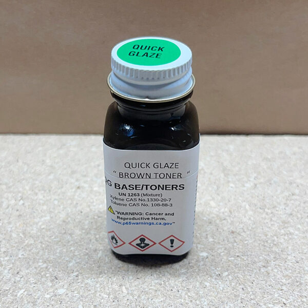 QUICK-GLAZE-BROWN-TONER-1OZ QUICK GLAZE BROWN TONER