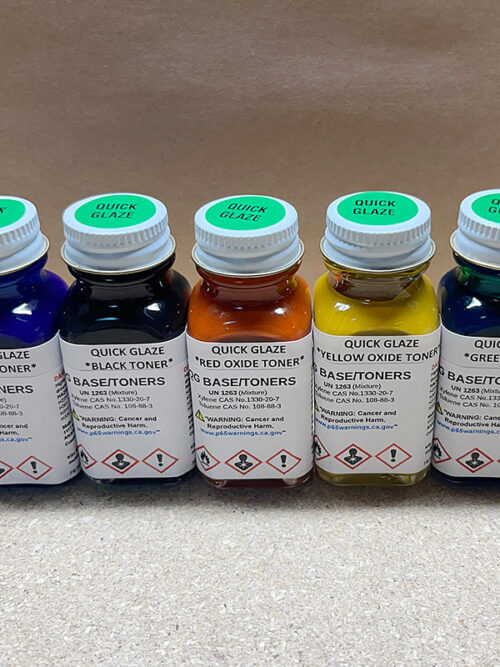 QUICK-GLAZE-PRIMARY-TONER-KIT-1OZ QUICK GLAZE PRIMARY TONER KIT
