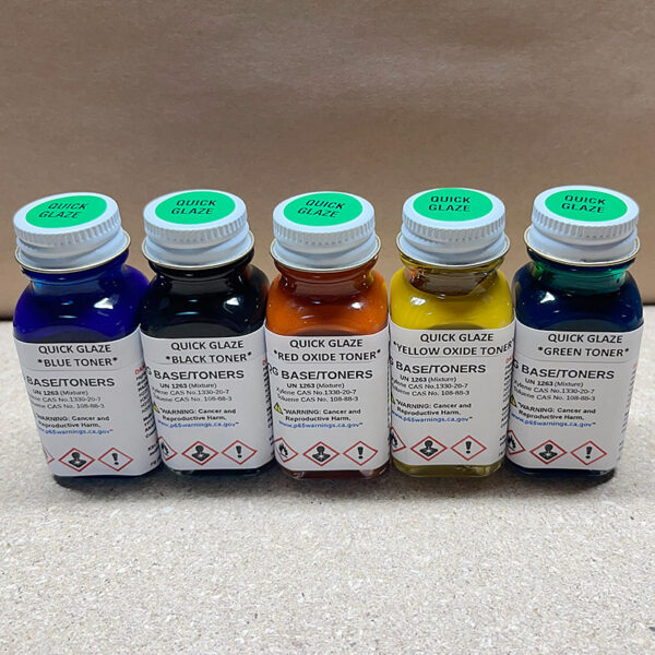 QUICK-GLAZE-PRIMARY-TONER-KIT-1OZ QUICK GLAZE PRIMARY TONER KIT
